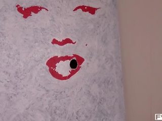 Art Redefined: glory Hole Blowjob x rated film in the Office