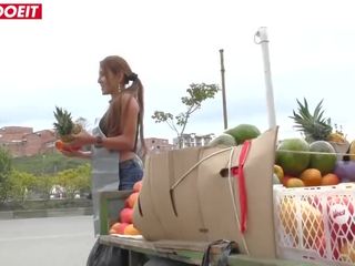Latina geht aus selling fruits bis selling muschi #letsdoeit