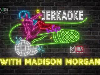 In this weeks episode of Jerkaoke, Madison Morgan and Corra Cox play around with Jay Meyers and fuck after.