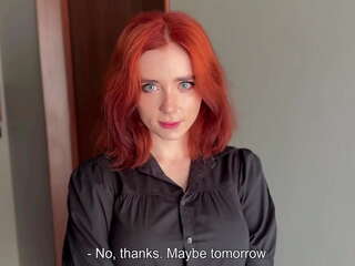 A pleasant Red-Haired Stranger Was Refused&comma; But Still Came To My Room For adult movie
