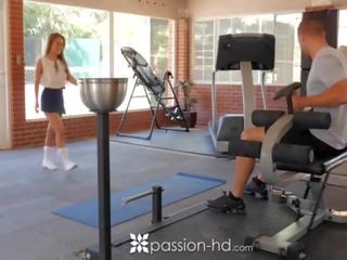 PASSION-HD 1 hour after school gym fuck with school mademoiselle Lilly Ford