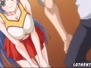 Hentai sexo clipe com maminha líder da claque