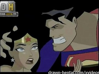 Justice league pieaugušais filma - superman par brīnums sieviete