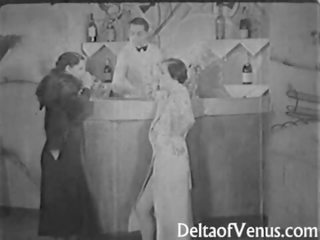 Hiteles archív x névleges film 1930s - két nő egy férfi hármasban