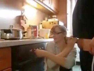 Inviting Wife With Such Amazing Tits Fucking At Kitchen
