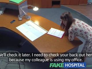 FakeHospital Doctors meat injection eases curvy patients back pain