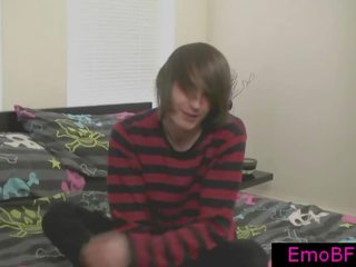 Youthful bewitching Home Emo Homosexual Scene