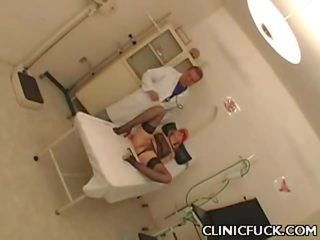 Clinic X rated movie Blonde Twat Eaten Out