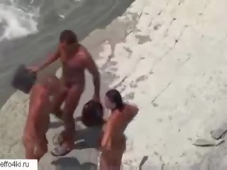 Amatieri netīras filma par the pludmale