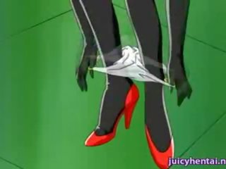 Mežonīga anime pleasuring a seductress johnson