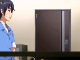 Anime kätib sucks under stol