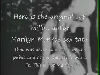 Marilyn monroe eredeti 1.5 millió felnőtt film szalag hazugság soha látott