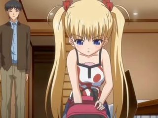 Blond küpsis anime saab uhmerdatud